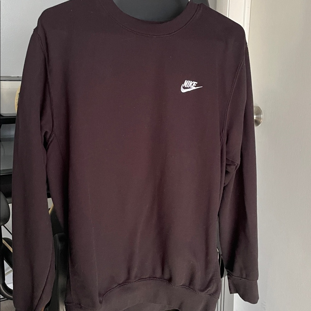 Nike Dark Sweatshirt with White Logo